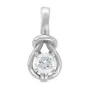 18K White Gold 1 ct tw Fashion Diamond Pendant
