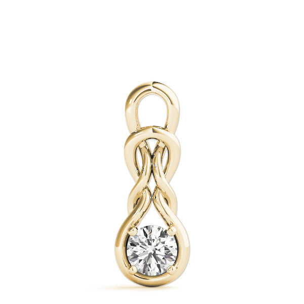 14K Yellow Gold 1 ct tw Fashion Diamond Pendant