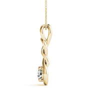 14K Yellow Gold 1 ct tw Fashion Diamond Pendant