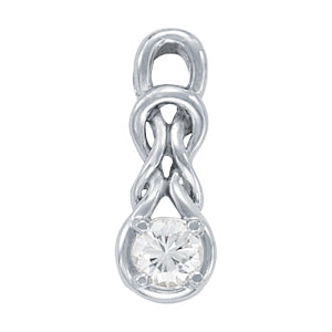 Platinum 1 ct tw Fashion Diamond Pendant