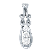 Platinum 1/2 ct tw Fashion Diamond Pendant
