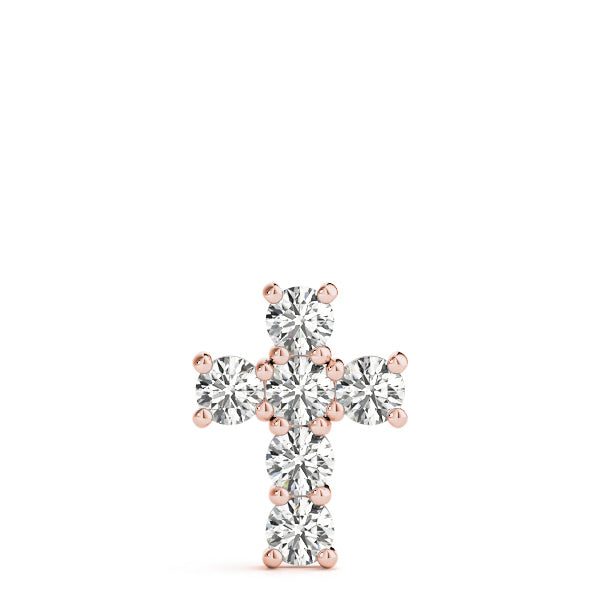 18K Rose Gold 1 ct tw Fashion Diamond Pendant