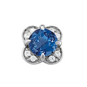 Platinum 1 1/8 ct tw Halo Diamond Pendant