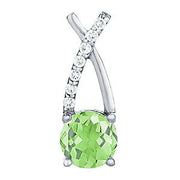 18K White Gold 1 ct tw Fashion Diamond Pendant