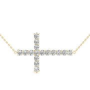 18K Yellow Gold 1 ct tw Fashion Diamond Pendant