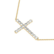 18K Yellow Gold 1 ct tw Fashion Diamond Pendant