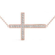 18K Rose Gold 1/4 ct tw Fashion Diamond Pendant