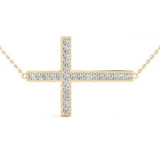 18K Yellow Gold 1/4 ct tw Fashion Diamond Pendant