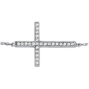 18K White Gold 1/4 ct tw Fashion Diamond Pendant
