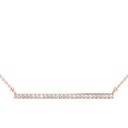 18K Rose Gold 5/8 ct tw Fashion Diamond Pendant