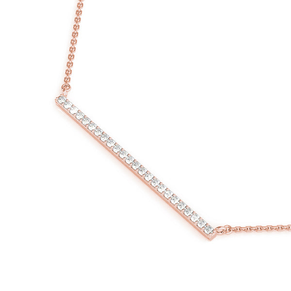 18K Rose Gold 5/8 ct tw Fashion Diamond Pendant