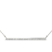 14K White Gold 5/8 ct tw Fashion Diamond Pendant