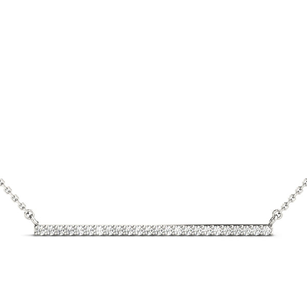 14K White Gold 5/8 ct tw Fashion Diamond Pendant
