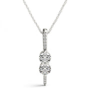 Platinum 1/3 ct tw Fashion Diamond Pendant