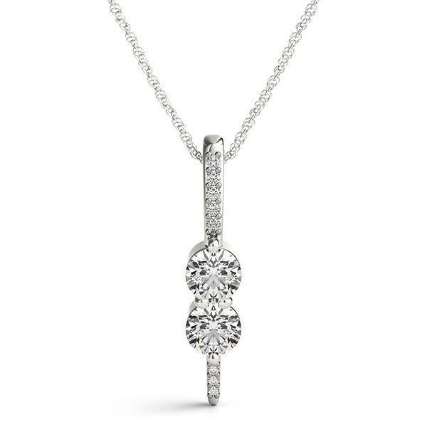 Platinum 1/3 ct tw Fashion Diamond Pendant