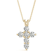 18K Yellow Gold 1/2 ct tw Fashion Diamond Pendant