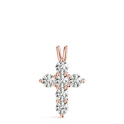 18K Rose Gold 1/2 ct tw Fashion Diamond Pendant