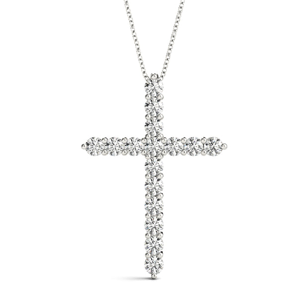 18K White Gold 1/6 ct tw Fashion Diamond Pendant