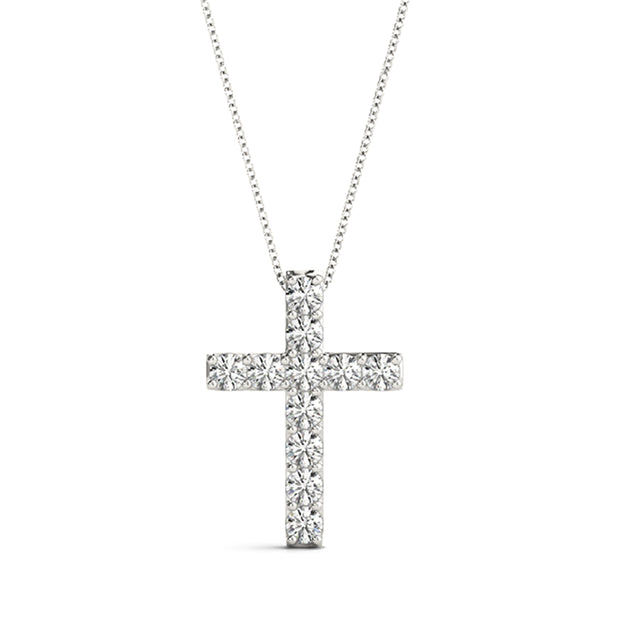 14K White Gold 1/5 ct tw Fashion Diamond Pendant