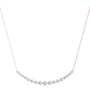 14K Rose Gold 1 ct tw Fashion Diamond Pendant