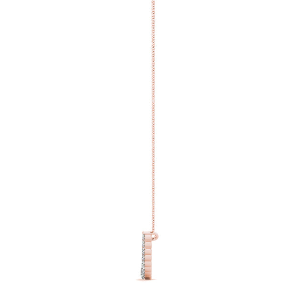 18K Rose Gold 1 ct tw Fashion Diamond Pendant