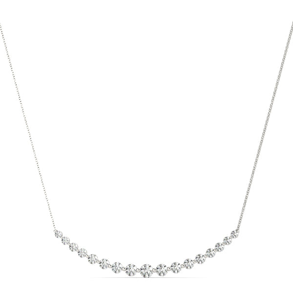 14K White Gold 1 ct tw Fashion Diamond Pendant