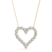 18K Yellow Gold 1/3 ct tw Fashion Diamond Pendant