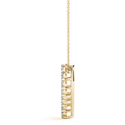 18K Yellow Gold 1/3 ct tw Fashion Diamond Pendant