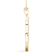 18K Yellow Gold 1/8 ct tw Fashion Diamond Pendant