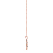 14K Rose Gold 1/10 ct tw Fashion Diamond Pendant