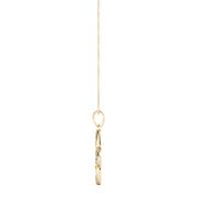 18K Yellow Gold 1/10 ct tw Fashion Diamond Pendant