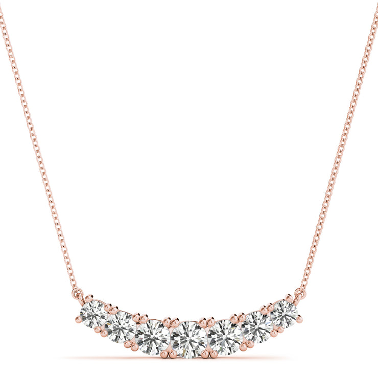 14K Rose Gold 7/8 ct tw Fashion Diamond Pendant
