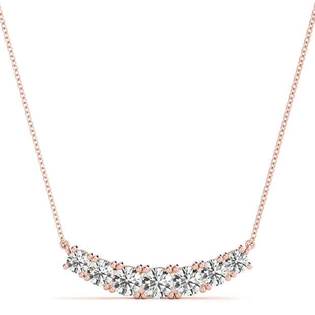 14K Rose Gold 7/8 ct tw Fashion Diamond Pendant