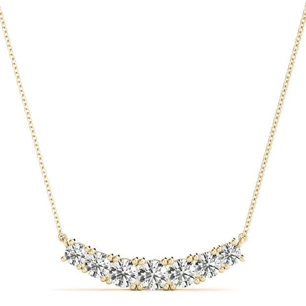 18K Yellow Gold 7/8 ct tw Fashion Diamond Pendant