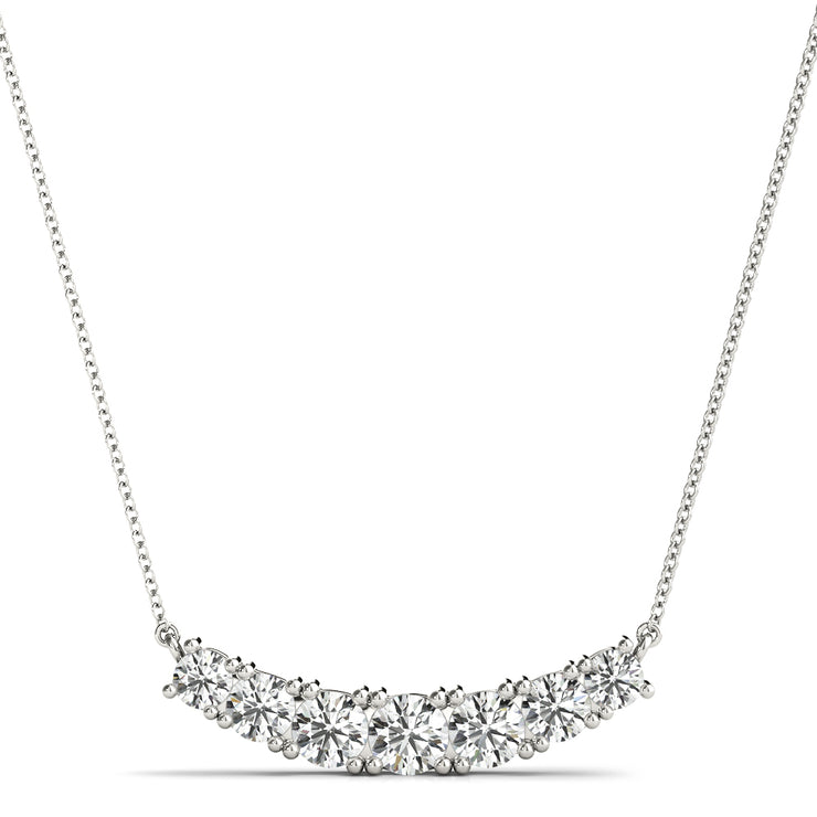 14K White Gold 7/8 ct tw Fashion Diamond Pendant