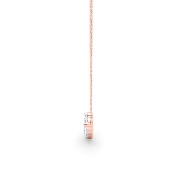 14K Rose Gold 1 CT Diamond Engagement Ring