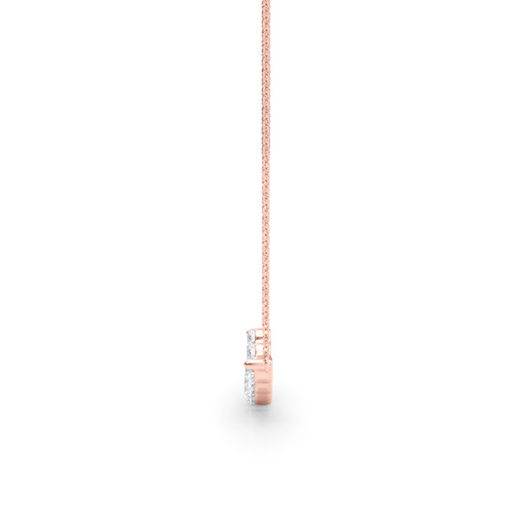 14K Rose Gold 1 CT Diamond Engagement Ring