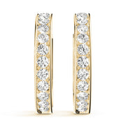 14K Yellow Gold 1 ct tw Fashion Diamond Earring