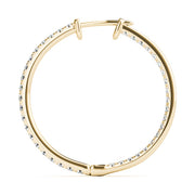 14K Yellow Gold 1/3 ct tw Fashion Diamond Earring