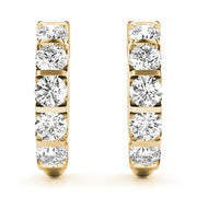 14K Yellow Gold 1 ct tw Fashion Diamond Earring