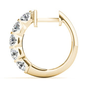 18K Yellow Gold 1 ct tw Fashion Diamond Earring
