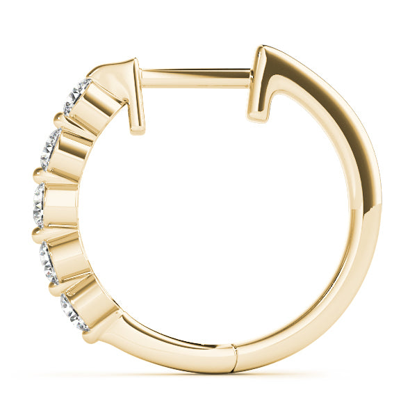 14K Yellow Gold 1/2 ct tw Fashion Diamond Earring