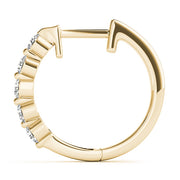 18K Yellow Gold 1/2 ct tw Fashion Diamond Earring