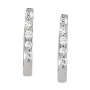 18K White Gold 1/2 ct tw Fashion Diamond Earring