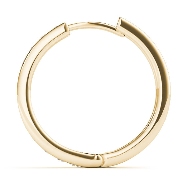 14K Yellow Gold 1/2 ct tw Fashion Diamond Earring