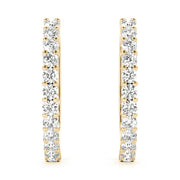 14K Yellow Gold 1/2 ct tw Fashion Diamond Earring
