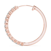 14K Rose Gold 1/2 ct tw Fashion Diamond Earring