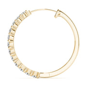 18K Yellow Gold 1/2 ct tw Fashion Diamond Earring