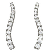 Platinum 1/2 ct tw Fashion Diamond Earring