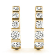 14K Yellow Gold 1/2 ct tw Fashion Diamond Earring